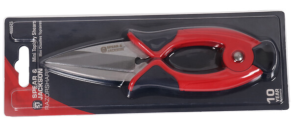 SPEAR & JACKSON - Mini cisaille topiaire - Acier haute teneur carbone - 182mm - large