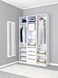 MODE DE VIE - Colonne Rubyx - Blanc - L50xH230xP39cm - vignette