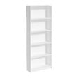 MODE DE VIE - Bibliothèque Rubyx - Blanc - L75xH200xP25cm - vignette