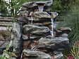 UBBINK - Fontaine de jardin Bonorva bloc de rochers avec cascade et éclairage LED - Ubbink - vignette