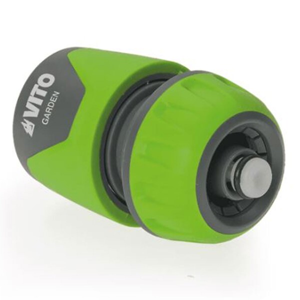 VITO - Raccord rapide tuyau arrosage Aquastop 19 mm 3/4" VITO avec arrêt automatique - large