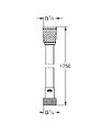 GROHE - Flexible de douche Rotaflex Grohe - 175cm - Anti-torsion - Chromé - vignette