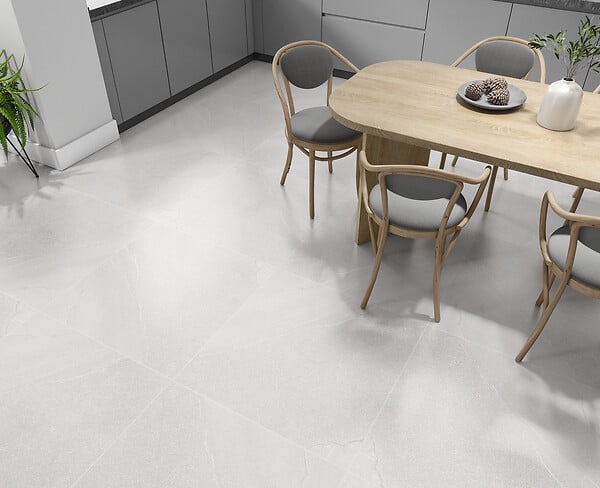 CERAM INDUSTRIE - Carreau de grès cérame Halley Light Natural - 60x60cm - large