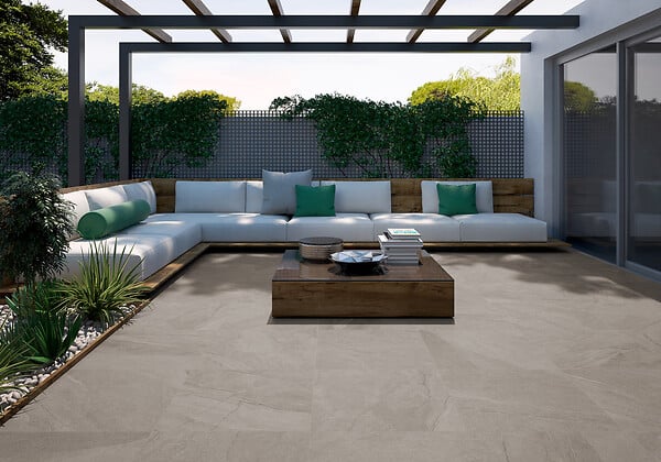 CERAM INDUSTRIE - Ext halley taupe natural r11 60x60 1,44m2/bte - large