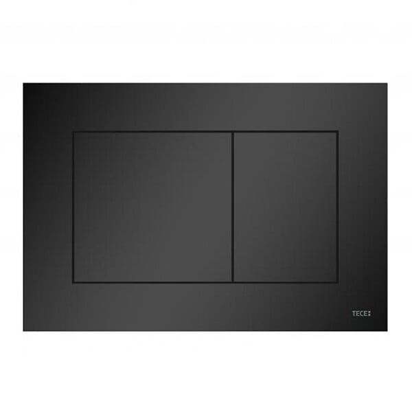 TECE - Plaque de commande WC série NOW - Couleur : Noir Mat - large