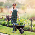 OUTSUNNY - Lot de 5 clôtures de jardin décoratives en métal avec ornements - dim. totales 305L x 62H cm - noir - vignette