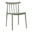 OVIALA - Chaise de terrasse en polypropylène vert sauge - Lisboa - vignette