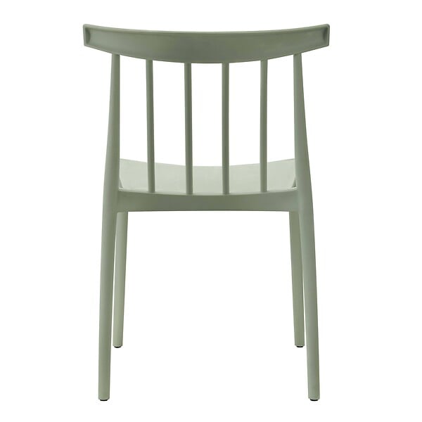 OVIALA - Chaise de terrasse en polypropylène vert sauge - Lisboa - large