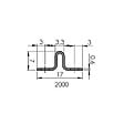 MONIN - RAIL A CLOUER OU A VISSER 2000X15X7 PIECE - vignette