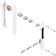 LA CROISEE DS - KIT FERMETURE DOUBLE RENOV BLC RAL9010 - vignette