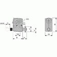 LA CROISEE DS - VERROU A CLES IDENTIQUES LAQ NR RAL9005 SAT - vignette