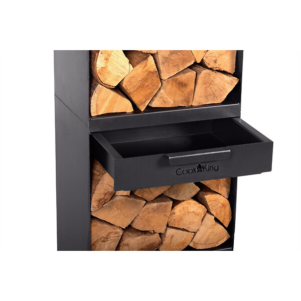 COOK KING - Porte-Bûches VENTO pour bûches de 30 cm - large