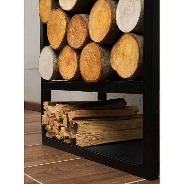 COOK KING - Le Porte-Bûches "ATOS"  pour bûches de 20cm: Une Fusion Parfaite d'Esthétique et de Fonctionnalité - 150 x 50 x 20 cm - large