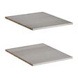 MODE DE VIE - Tablette dressing Rubyx - Chêne gris - x2 - L47xP57cm - vignette