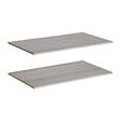 MODE DE VIE - Tablette dressing Rubyx chêne gris - x2 - L.97xP.57cm - vignette