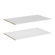 MODE DE VIE - Tablette pour dressing Rubyx - Blanc - Lot de 2 - L97xP57cm - vignette