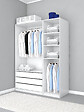 MODE DE VIE - Tablette pour dressing Rubyx - Blanc - Lot de 2 - L97xP57cm - vignette