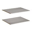 MODE DE VIE - Tablette dressing Rubyx - Chêne gris - Lot 2 - L.72xP.57cm - vignette