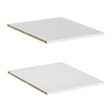 MODE DE VIE - Tablette pour dressing Rubyx - Blanc - Lot de 2 - L47xP57cm - vignette
