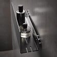 KEUCO - Porte-flacon de douche gris- KEUCO - Porte-flacon mural gris foncé - vignette