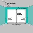 SPADONE - Porte de garage sectionnelle motorisée Blanc Polygrain l.300 x H.300 cm x Ep.40 mm - vignette