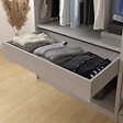 MODE DE VIE - Tiroir pour dressing Rubyx - Chêne gris - L97xH16xP51cm - vignette