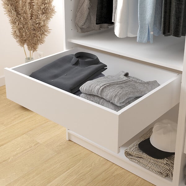 MODE DE VIE - Tiroir pour dressing Rubyx - Blanc - L72xH16xP51cm - large