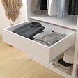 MODE DE VIE - Tiroir pour dressing Rubyx - Blanc - L72xH16xP51cm - vignette