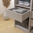 MODE DE VIE - Tiroir pour dressing Rubyx - Chêne gris - 47x16x35cm - vignette