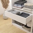 MODE DE VIE - Tiroir dressing Rubyx Blanc L72xH16xP35cm - vignette