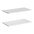MODE DE VIE - Tablette pour dressing Rubyx - Blanc - Lot de 2 - L72xP38cm - vignette