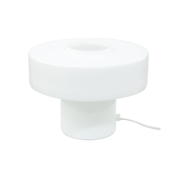 C-CREATION - Lampe de table en verre - Lfoza - Blanc - E27 - large