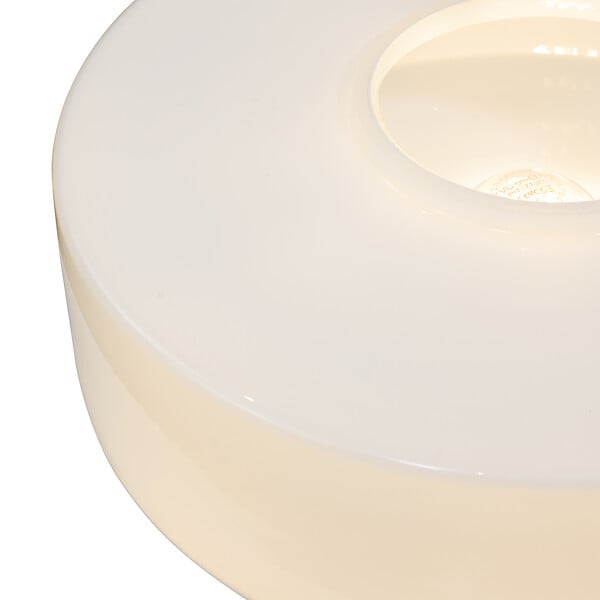 C-CREATION - Lampe de table en verre - Lfoza - Blanc - E27 - large