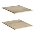 MODE DE VIE - Tablette pour dressing Rubyx - Chêne - Lot de 2 - L47xP57cm - vignette