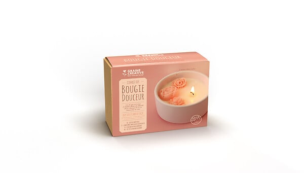 GRAINECREA - Kit diy bougie douceur - large