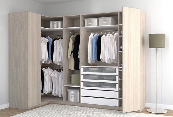 MODE DE VIE - Porte Rubyx - Blanc - 223x50cm - large