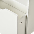 HOMCOM - Bibliothèque étagère multi-rangement 3 étagères 2 niches grand tiroir MDF blanc - vignette