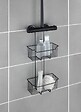 WENKO - Serviteur douche Thermostat Milo 2n noir - vignette