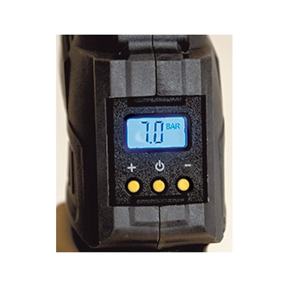 RIBIMEX - Compresseur r-bat20 batterie 20 Volts 2amp avec embouts - large