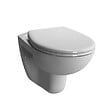 VITRA - Normus WC suspendu sans bride avec abattant frein de chute, Blanc (7855-003-6169) - vignette