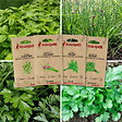 ASSOCIATION KOKOPELLI - Herbes aromatiques - 4 sachets de graines bio à semer - vignette