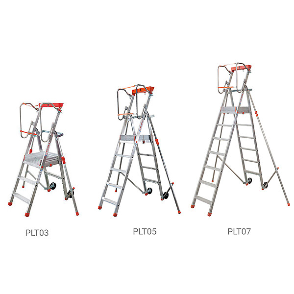 OUTIFRANCE - Escabeau pirl de 1.59m de hauteur de plateforme - PLT06 - large