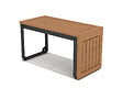 Salon modulable Izzy sofa set - 2 canapés + table basse - vignette