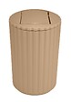 WENKO - ALLSTAR Poubelle Minas, 3l, beige - vignette