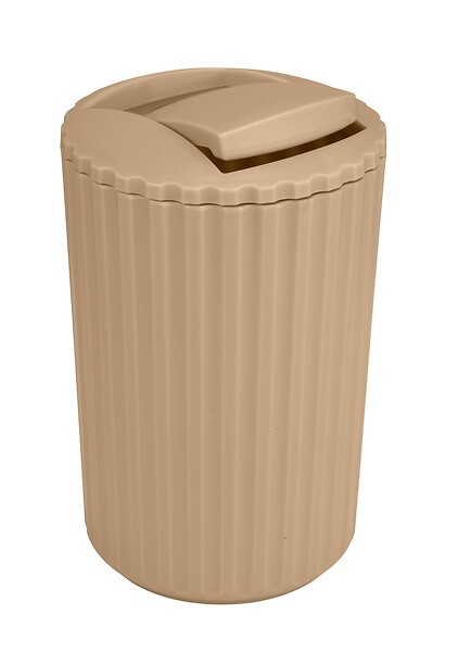 WENKO - ALLSTAR Poubelle Minas, 3l, beige - large