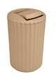 WENKO - ALLSTAR Poubelle Minas, 3l, beige - vignette