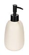 WENKO - Distributeur de savon céramique Margo Blanc mat 400 ml - vignette