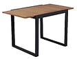 Table jardin alu acacia extensible Malia – H74xL80-120xP70cm - vignette