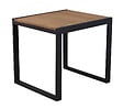 Table jardin alu acacia extensible Malia – H74xL80-120xP70cm - vignette