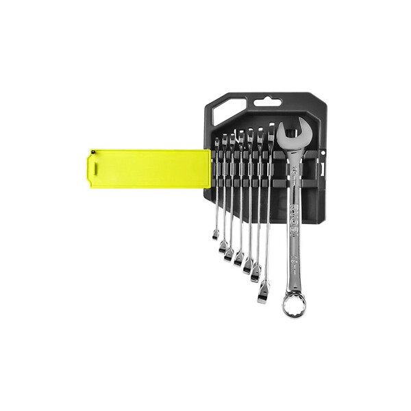 RYOBI - Jeu de 8 clés coudées mixtes RYOBI - Angle de reprise 15° - RHWR8PC - large